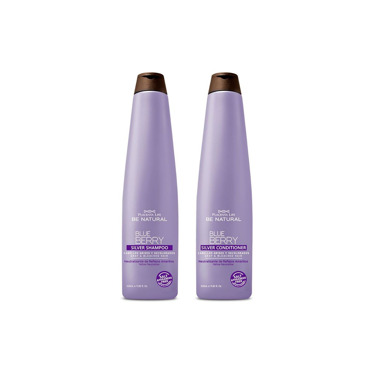 BE NATURAL - BE NATURAL Combo Blue Berry Silver 350ml