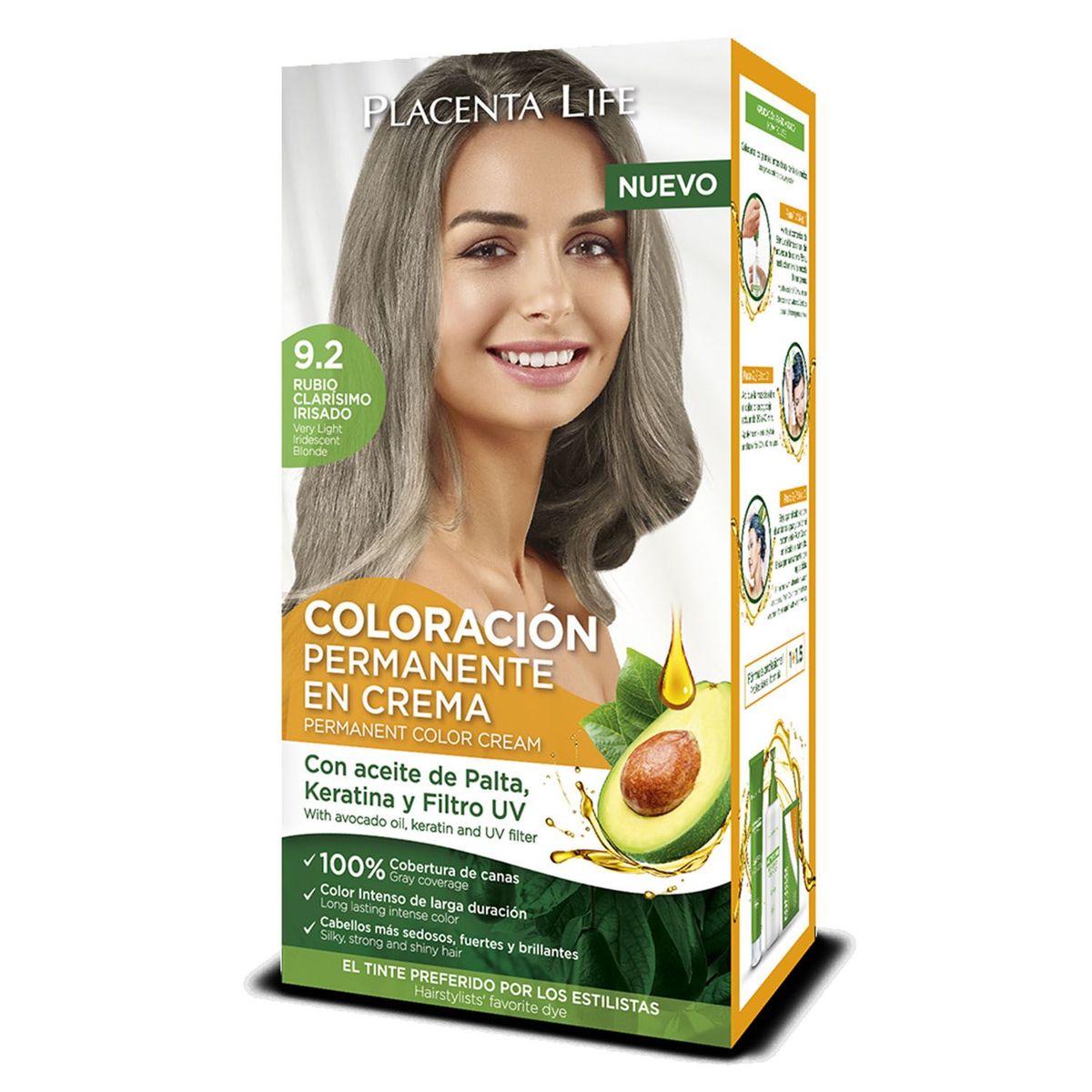 PLACENTA LIFE - PLACENTA LIFE Tinte 9.2 Rubio Clarísimo Irisado