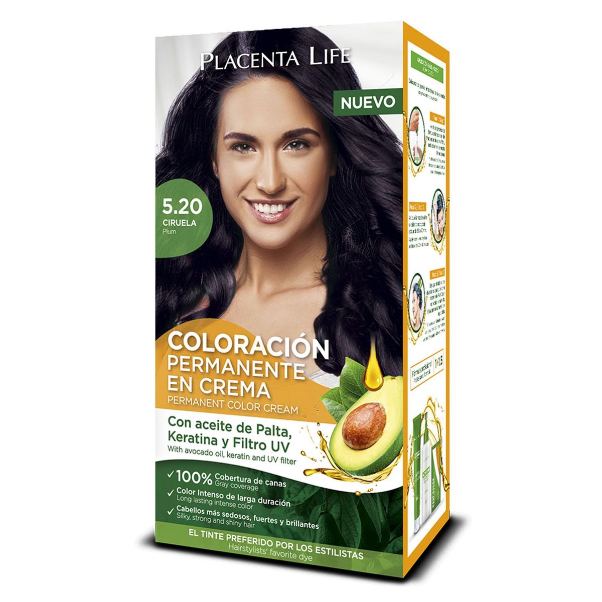 PLACENTA LIFE - PLACENTA LIFE Tinte 5.20 Ciruela Kit