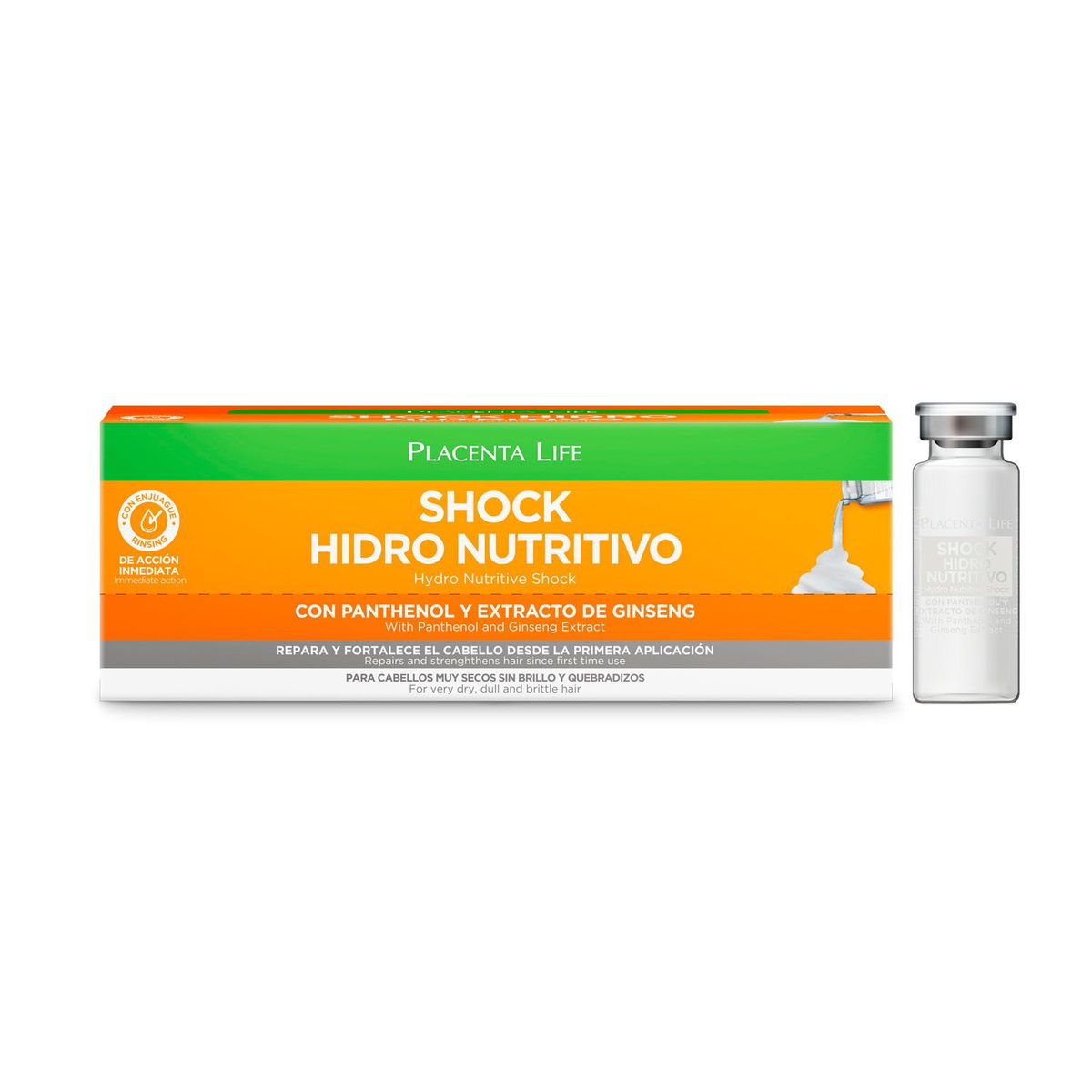 PLACENTA LIFE - Shock Hidro Nutritivo Blister Caja 12 unid Placenta Life