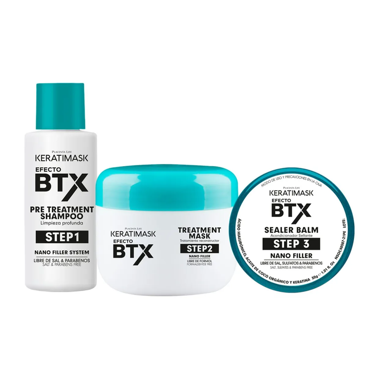 KERATIMASK - Efecto BTX Tratamiento Reconstructor Kit Keratimask