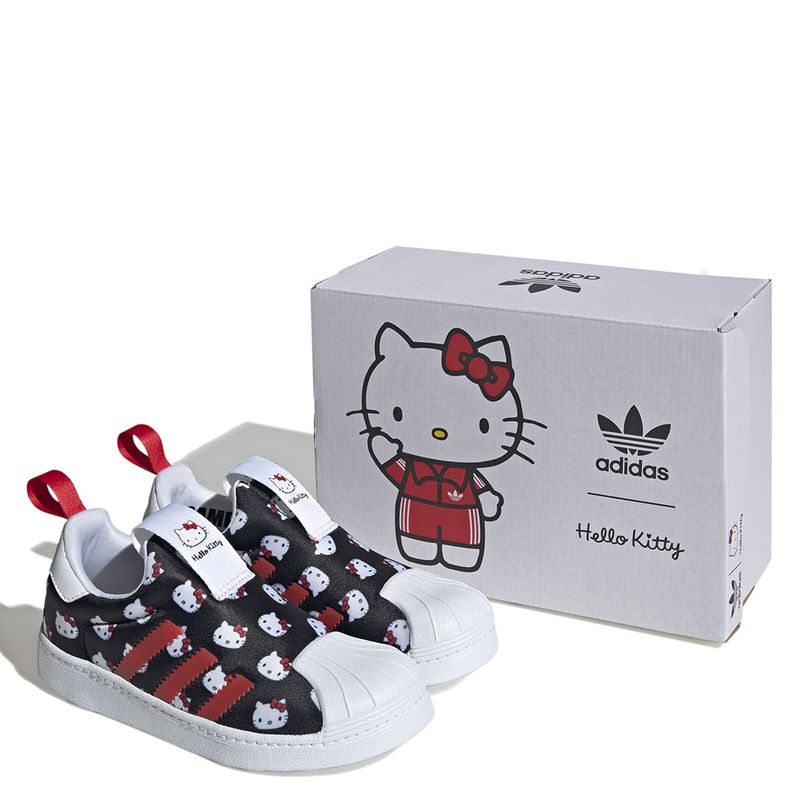 Zapatillas Urbanas Nia Kids adidas Originals Hello Kitty Superstar 360-PRIMEGREEN  ADIDAS ORIGINALS | Falabella Per