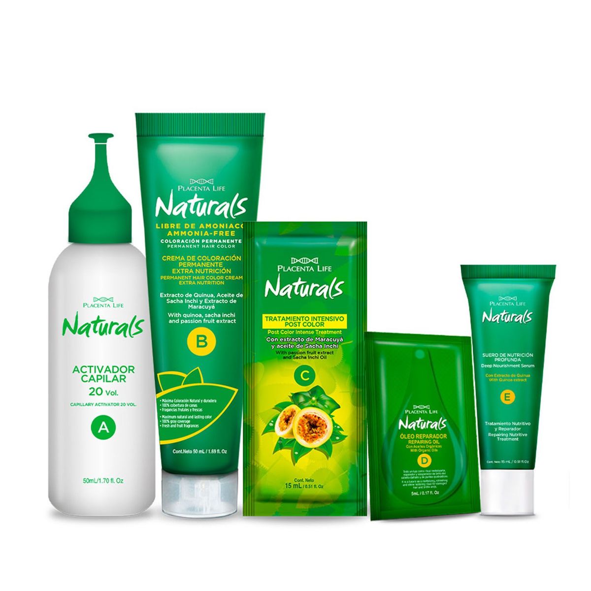 NATURAL - Naturals Tinte Sin Amoniaco 50 500 Castaño Claro