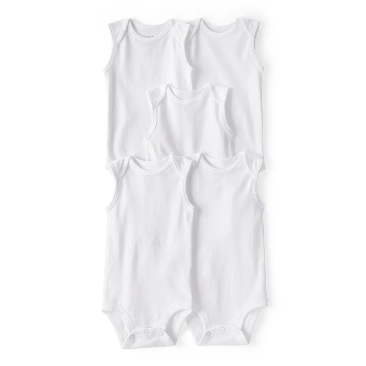 CARTER'S - Body Bebé Niño Niña Pack X5 Algodón Carters