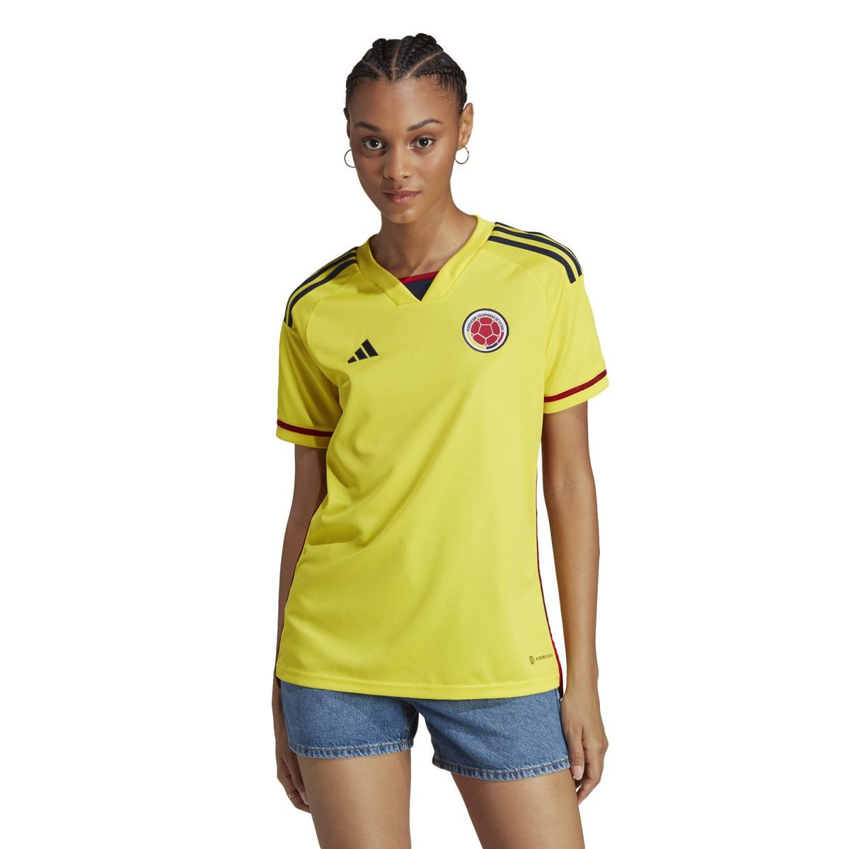 ADIDAS - Camiseta de Fútbol Titular Colombia 2022 Mujer