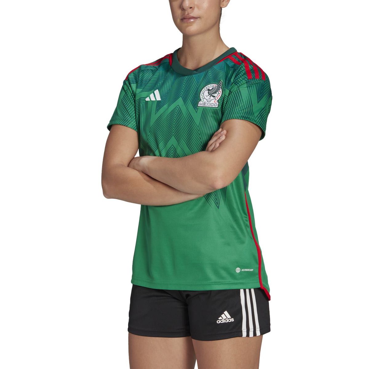 ADIDAS - Camiseta de Fútbol Titular México 2022 Mujer