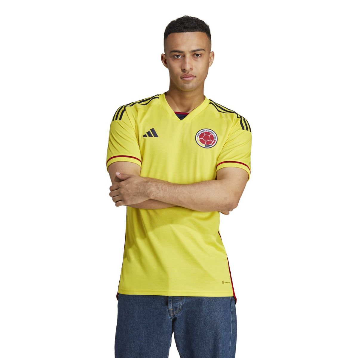 ADIDAS - Camiseta de Fútbol Titular Colombia 2022 Hombre
