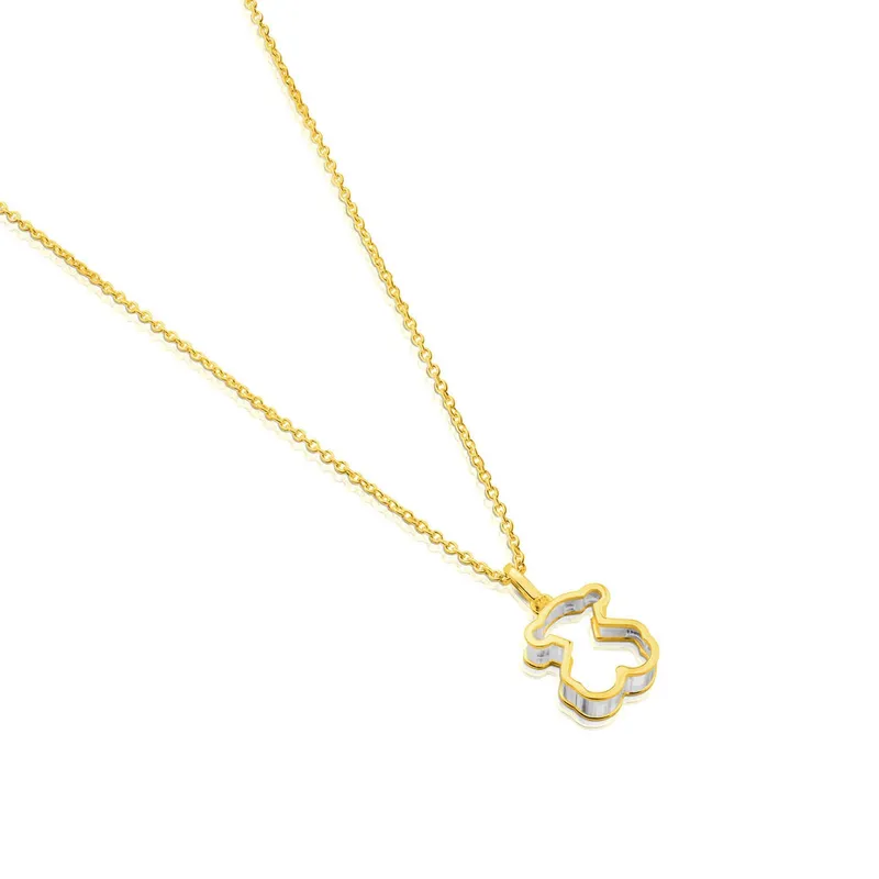 TOUS - Dije De Plata Vermeil Galax y