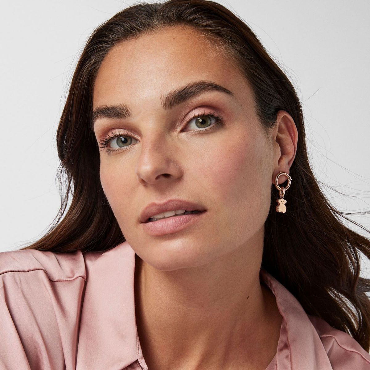 TOUS - Colgante De Plata Vermeil Rosa Sweet