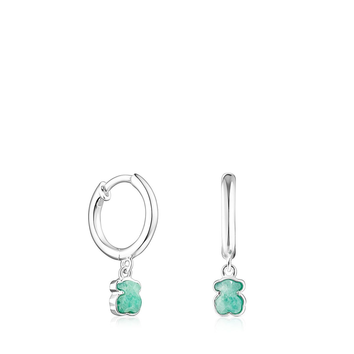 TOUS - Pendientes De Plata  Amazonita Cool