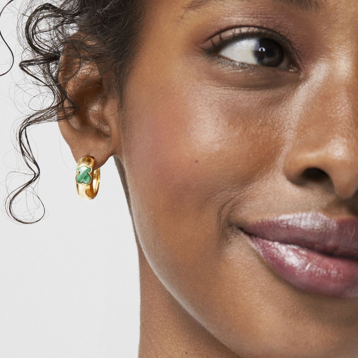 TOUS - Pendientes Pequeños De Plata Vermeil Tous