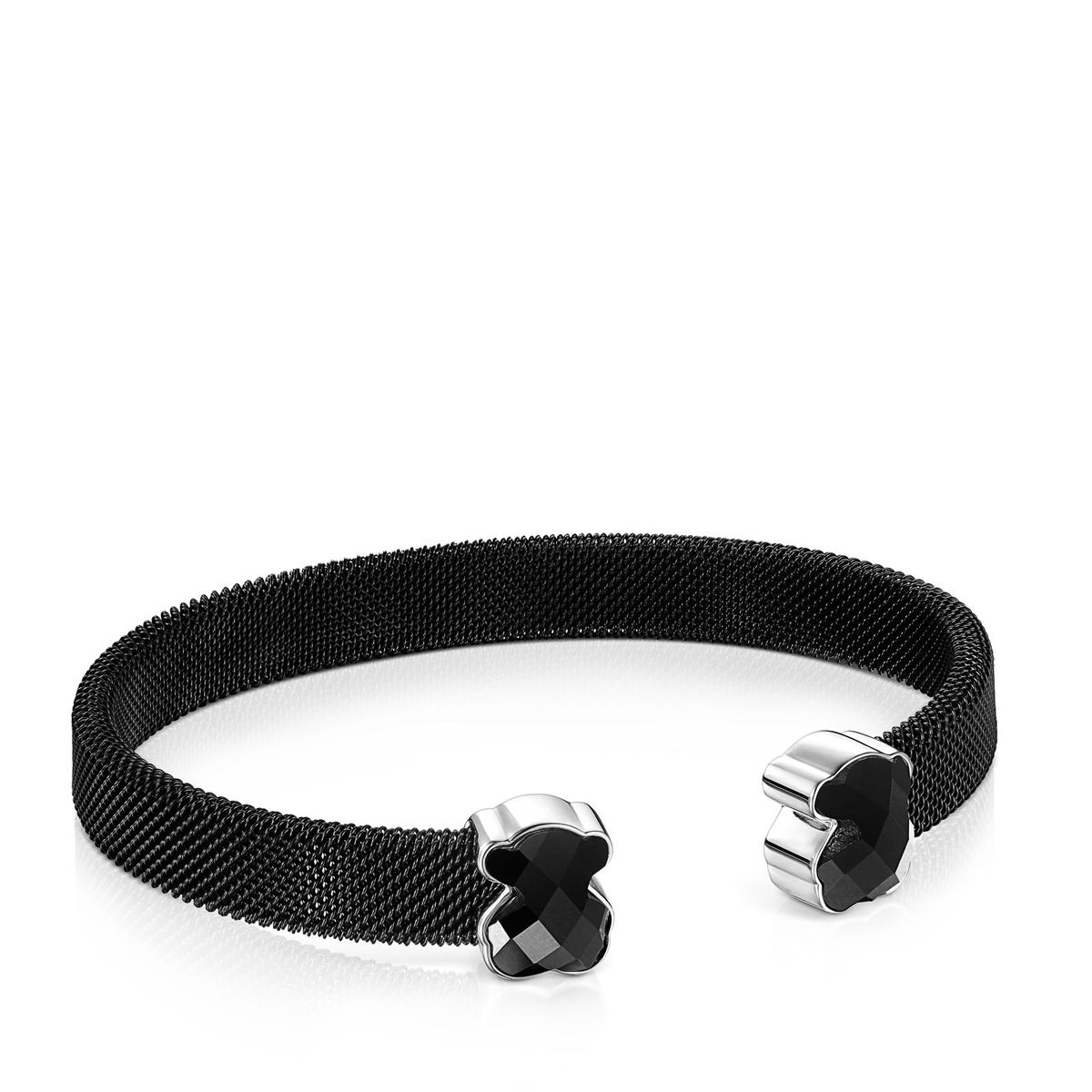 TOUS - Pulsera De Acero Ip Negro  Ónix Meh