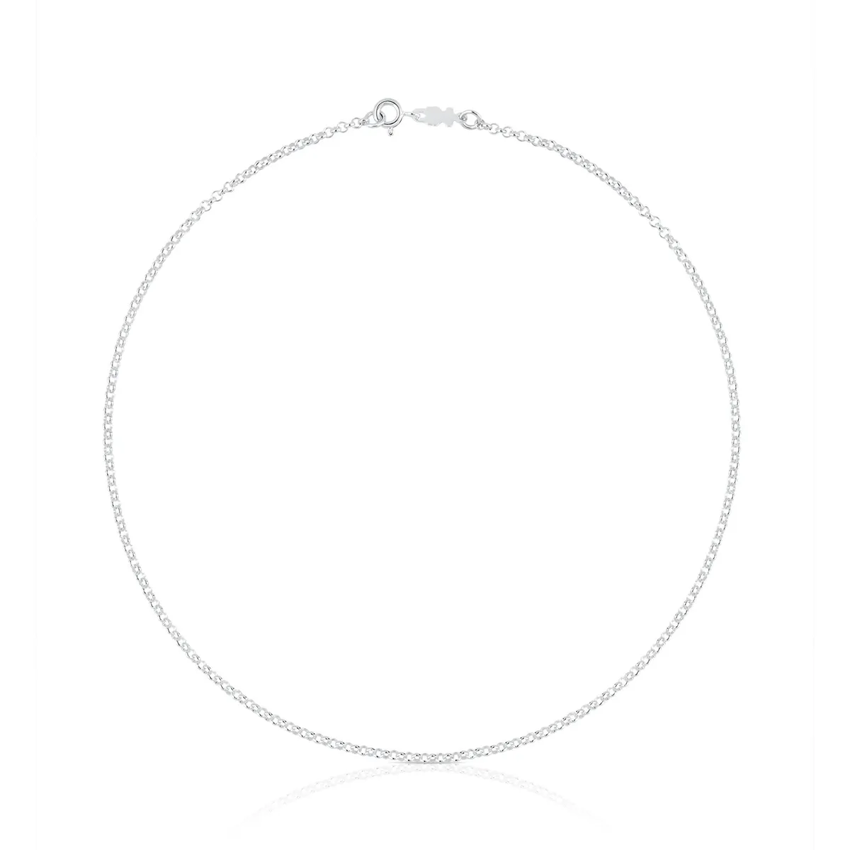 TOUS - Gargantilla De Plata Con Anillas