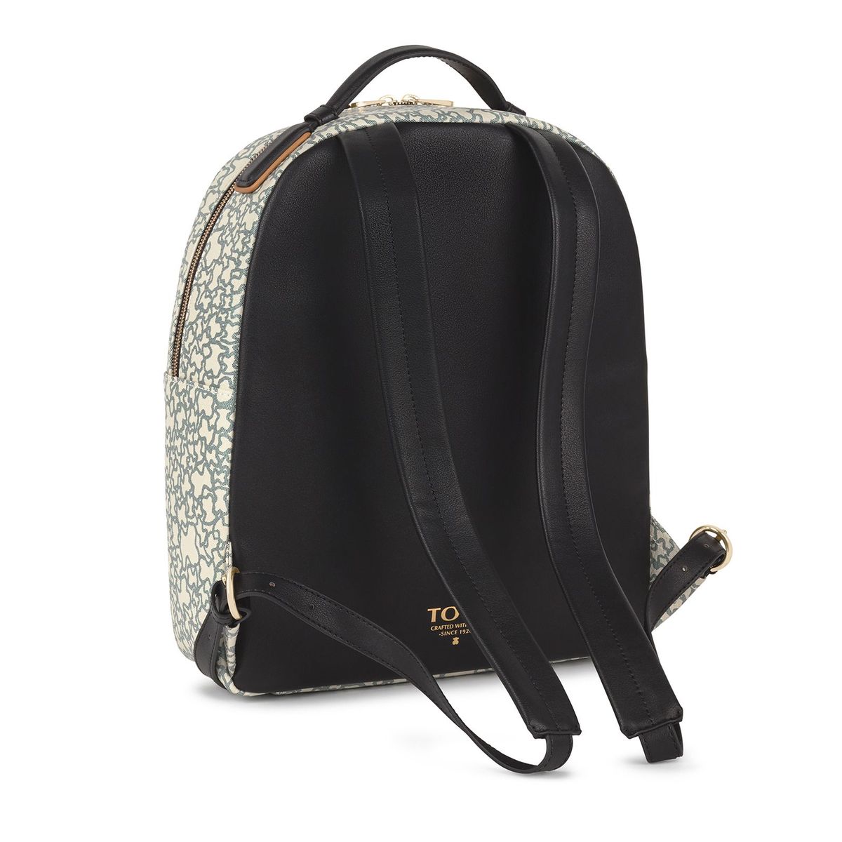 TOUS - Mochila Kaos Mini Beige  y Negro