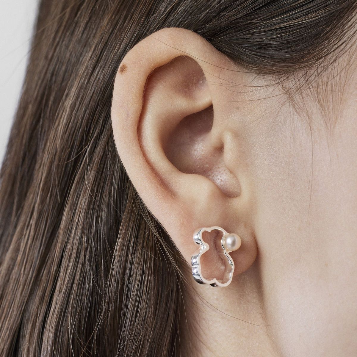 TOUS - Pendientes De Plata Con Perla Cultivada