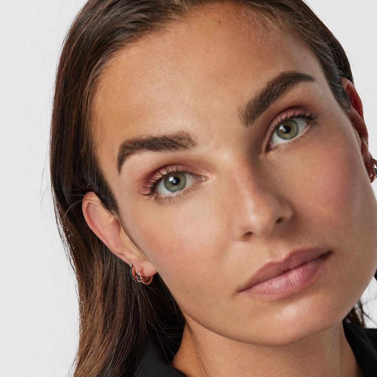 TOUS - Pendientes Aro De Plata Vermeil Rosa