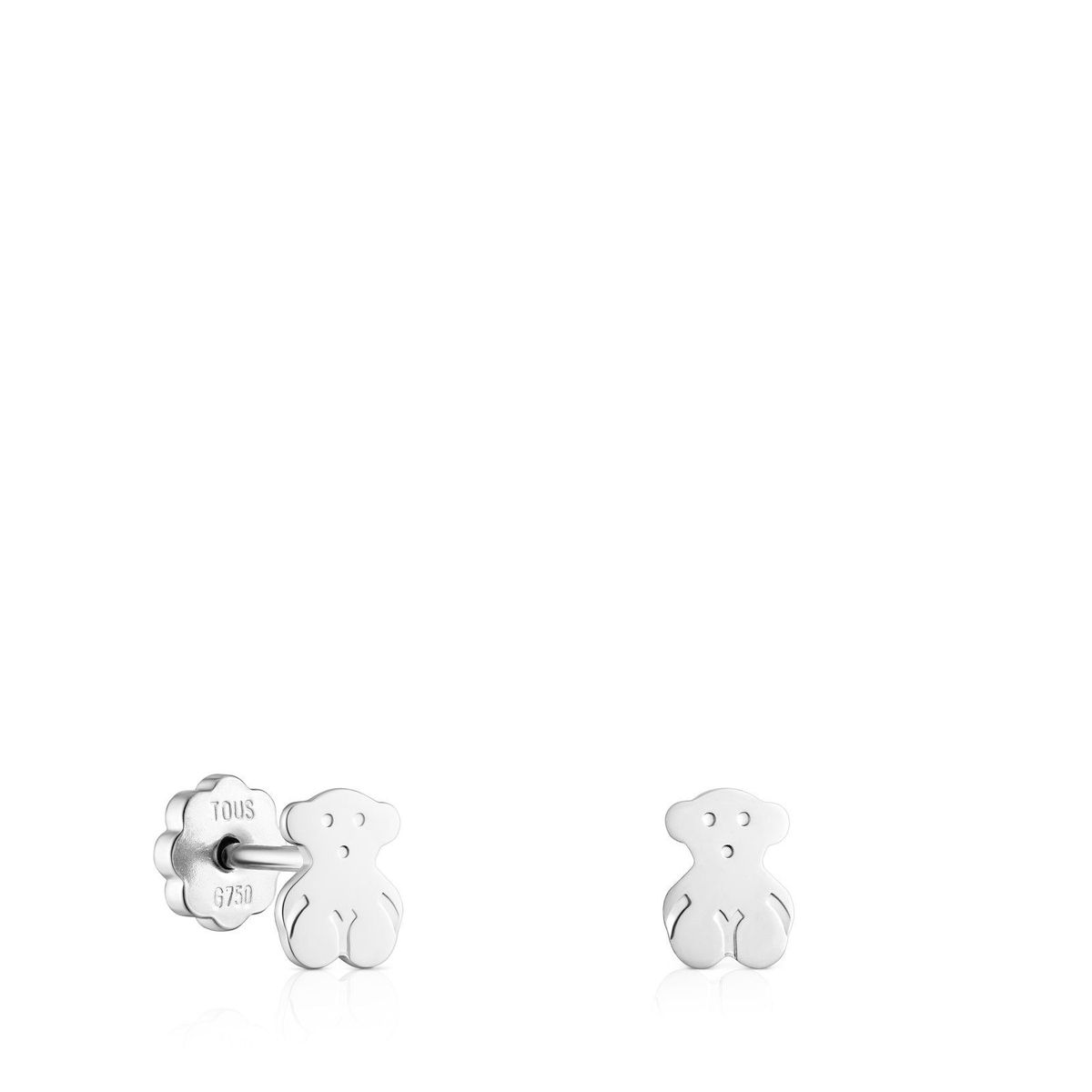 TOUS - Aretes de oro blanco Baby TOUS