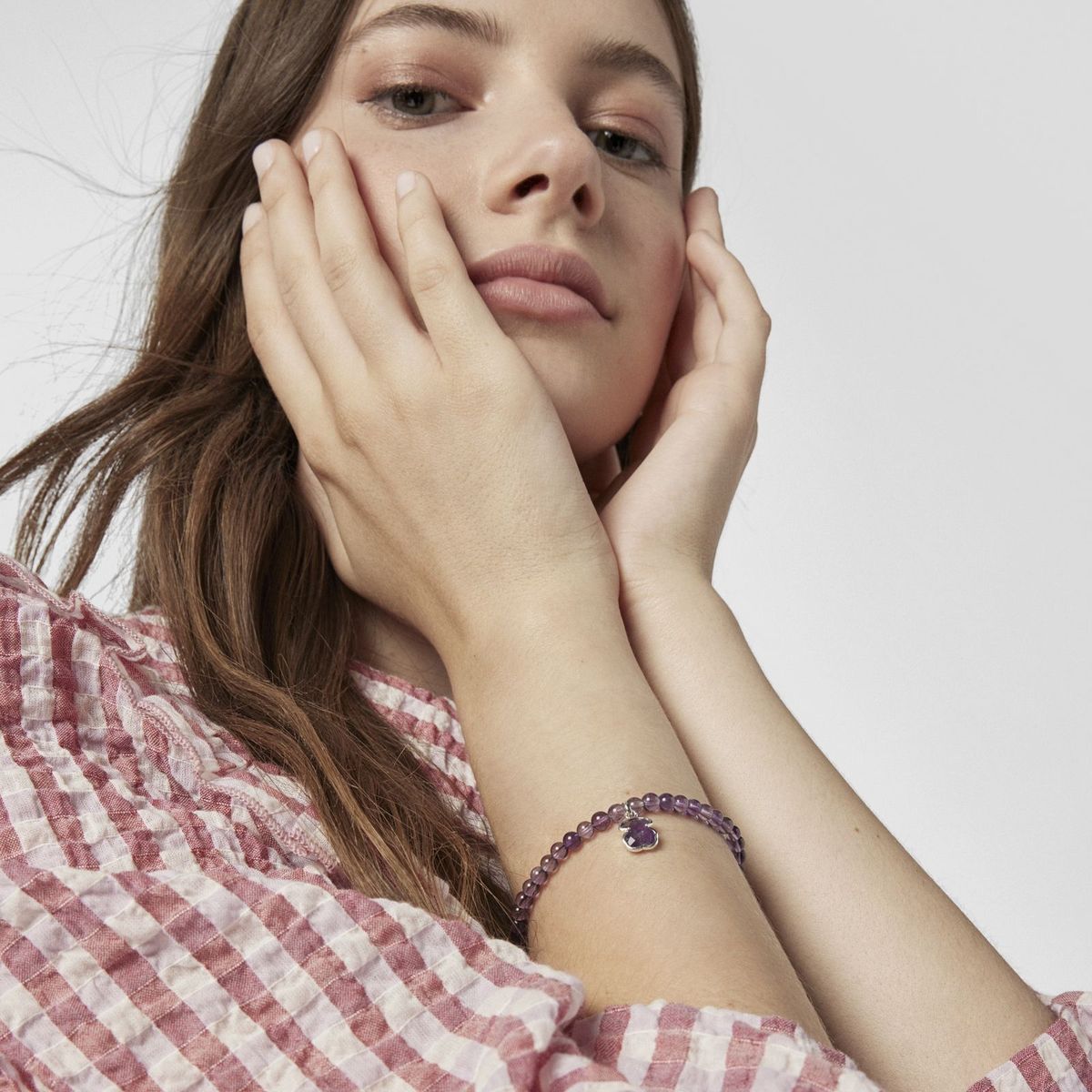 TOUS - Pulsera De Plata  Amatista Icon