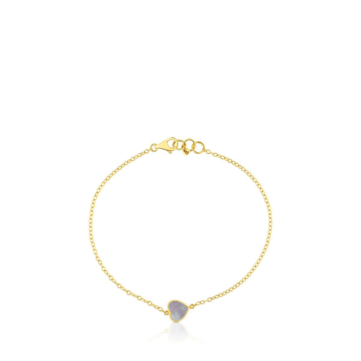 TOUS - Pulsera Corazón De Oro  Nácar Xxs