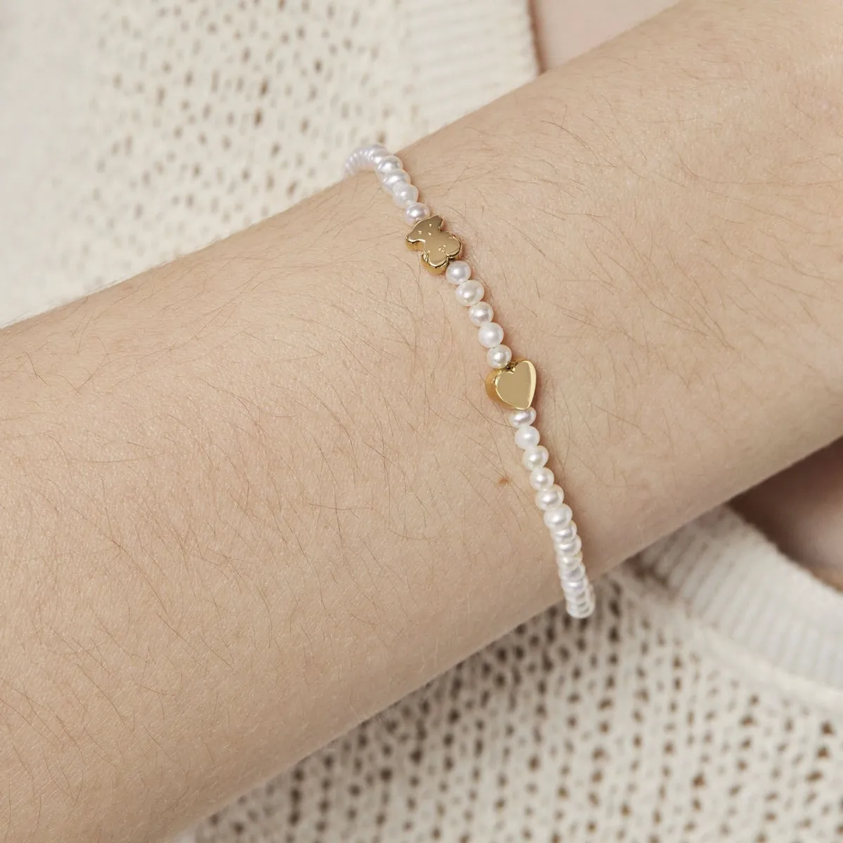 TOUS - Pulsera de oro y perlas cultivadas Tous