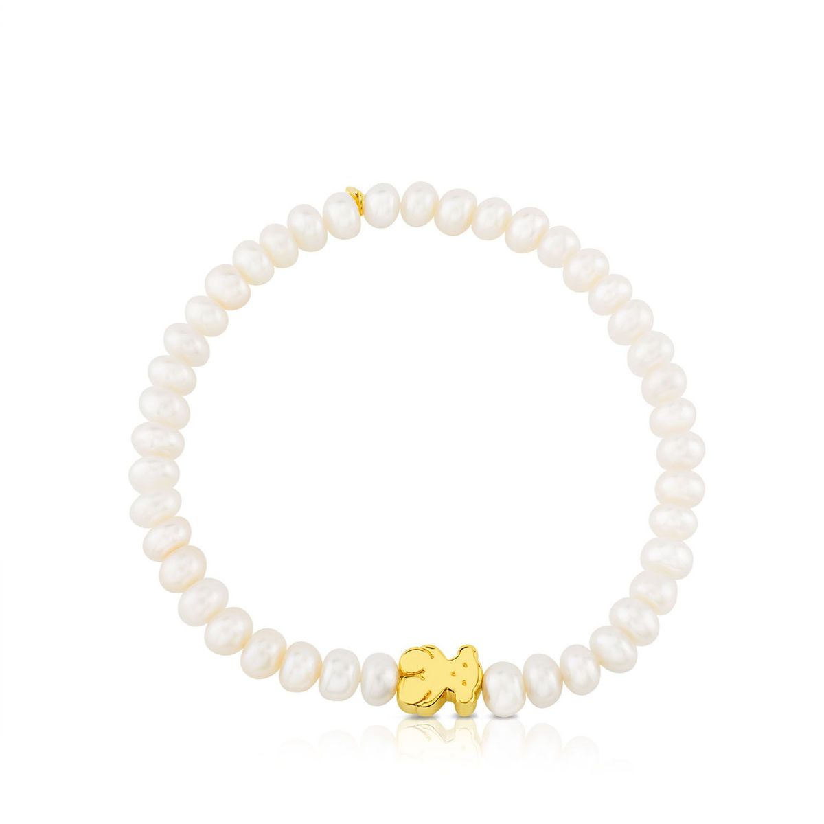 TOUS - Pulsera elástica en oro amarillo Tous
