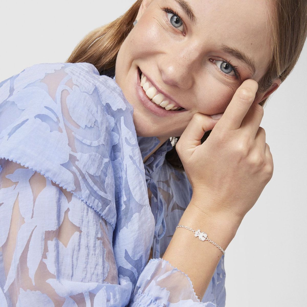 TOUS - Pulsera cadena de plata Bear Tous