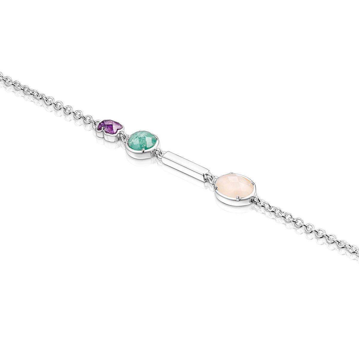 TOUS - Pulsera De Plata  Gemas Cool Color