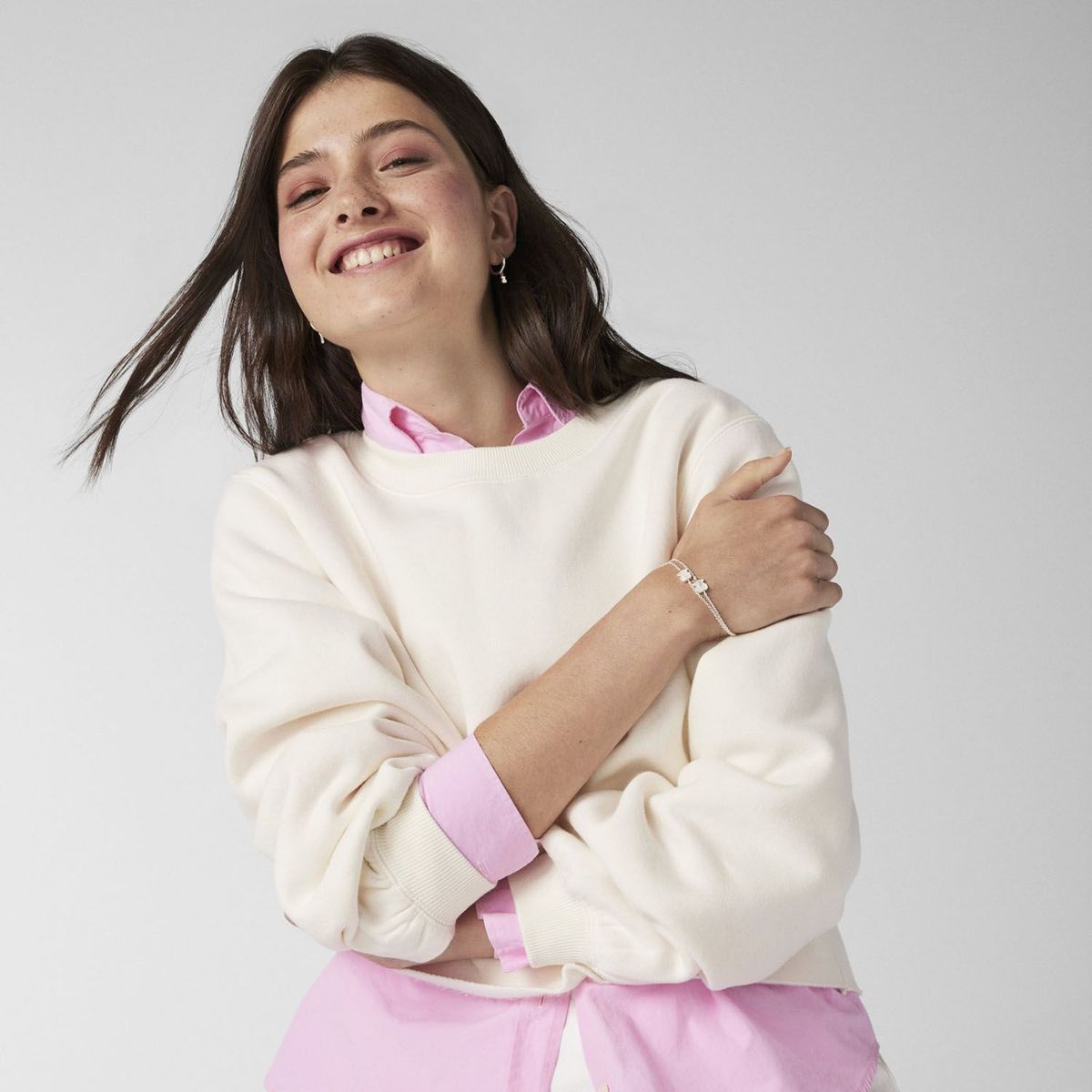 TOUS - Pulsera De Plata  Nácar Facetado