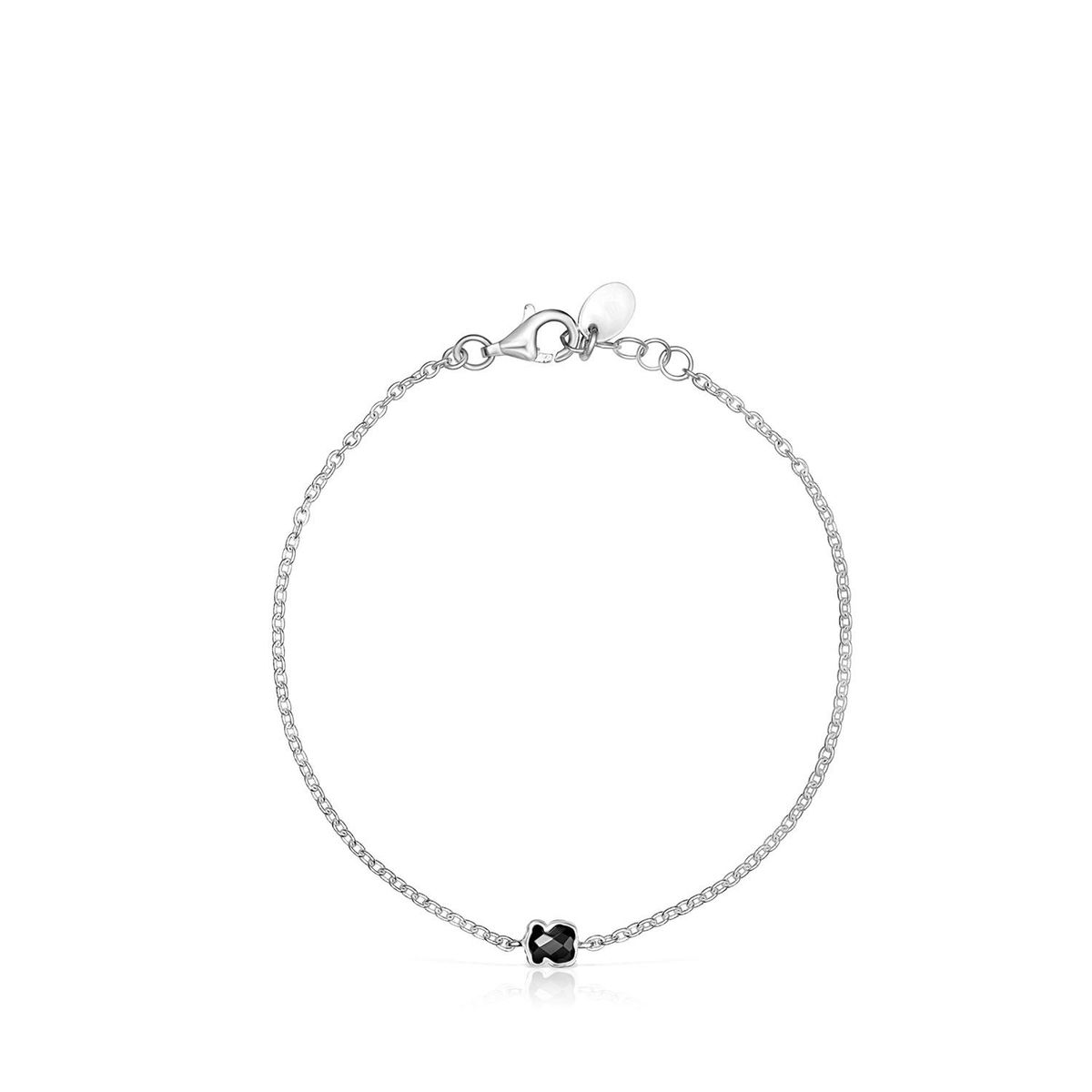 TOUS - Pulsera De Plata Con Onix 04 cm