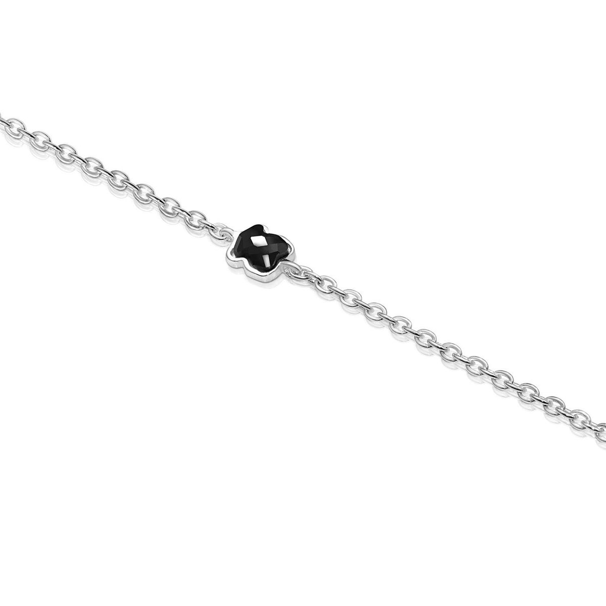 TOUS - Pulsera De Plata Con Onix 04 cm