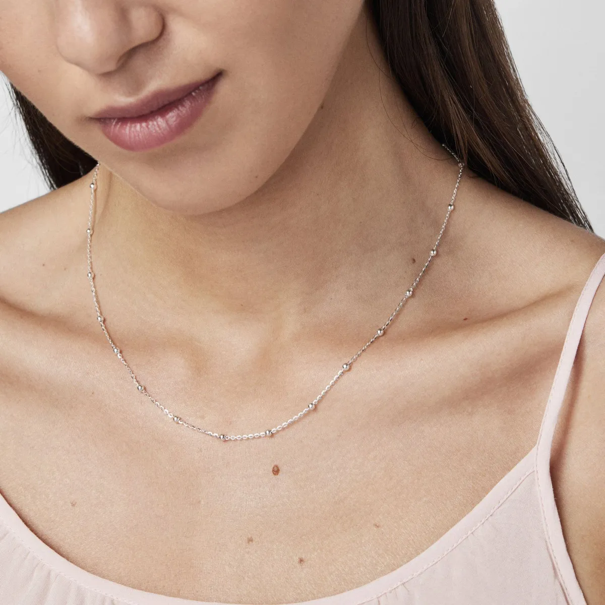 TOUS - Gargantilla Bolitas De Plata 44 cm