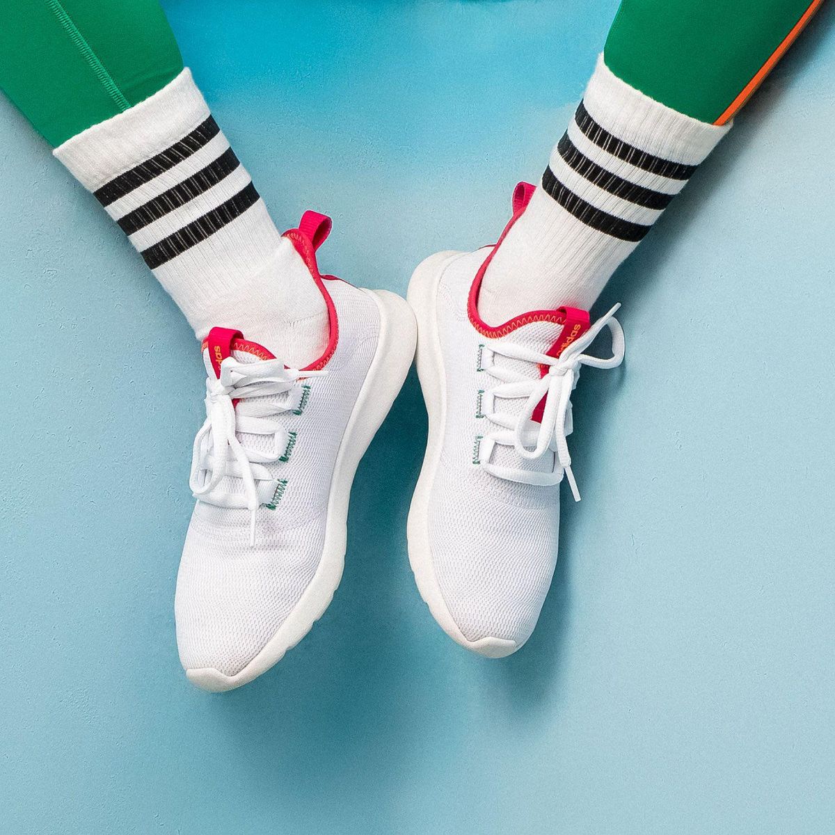 ADIDAS - Zapatillas Urbanas Mujer adidas Cloudfoam Pure 2.0-CLOUDFOAM/PRIMEGREEN