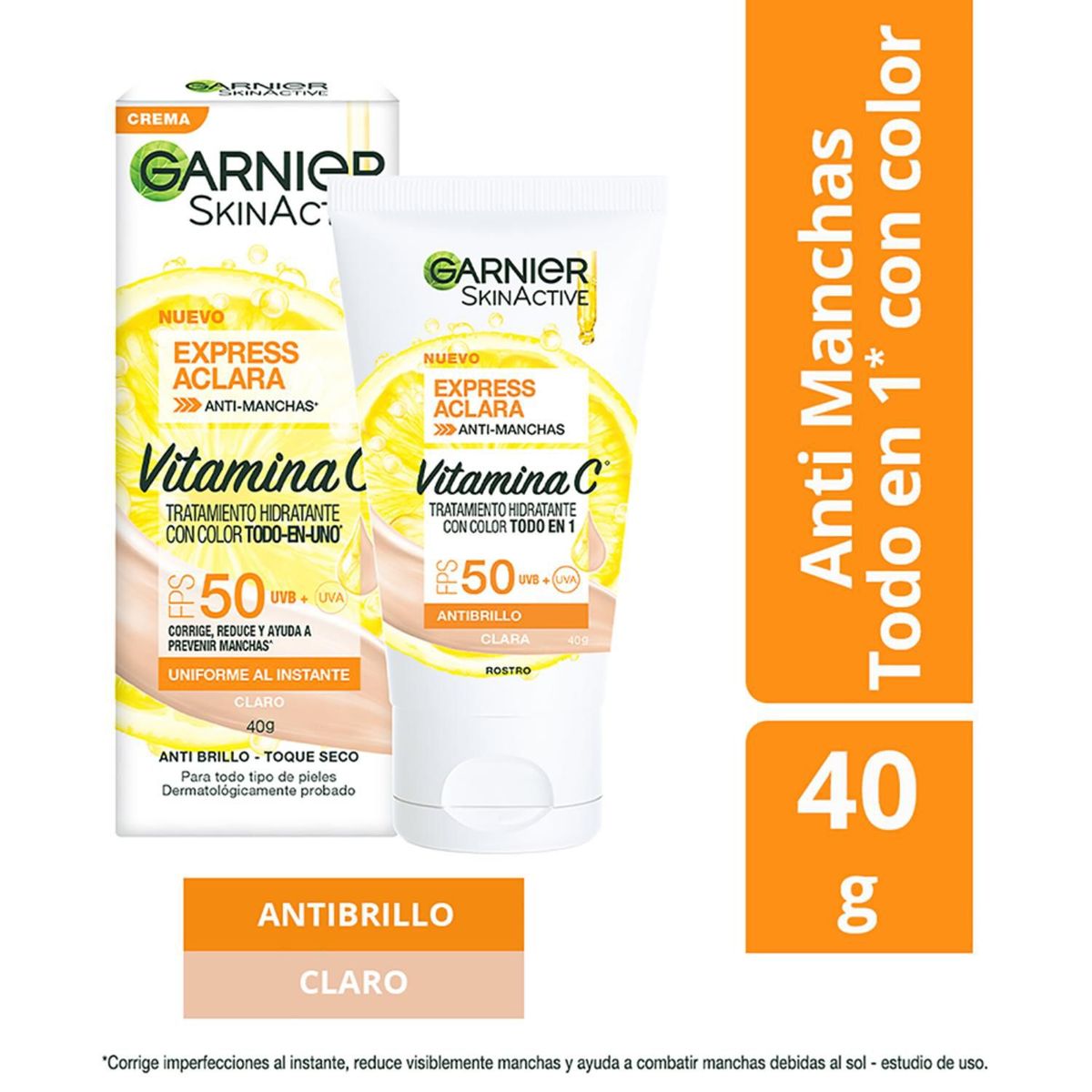 GARNIER - Antimanchas Todo En Uno Con Color Express Aclara Garnier 40 Gr