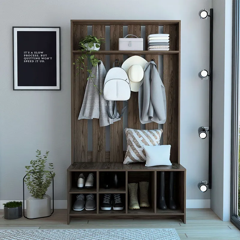 TUHOME - Mueble Recibidor Beijing Coñac