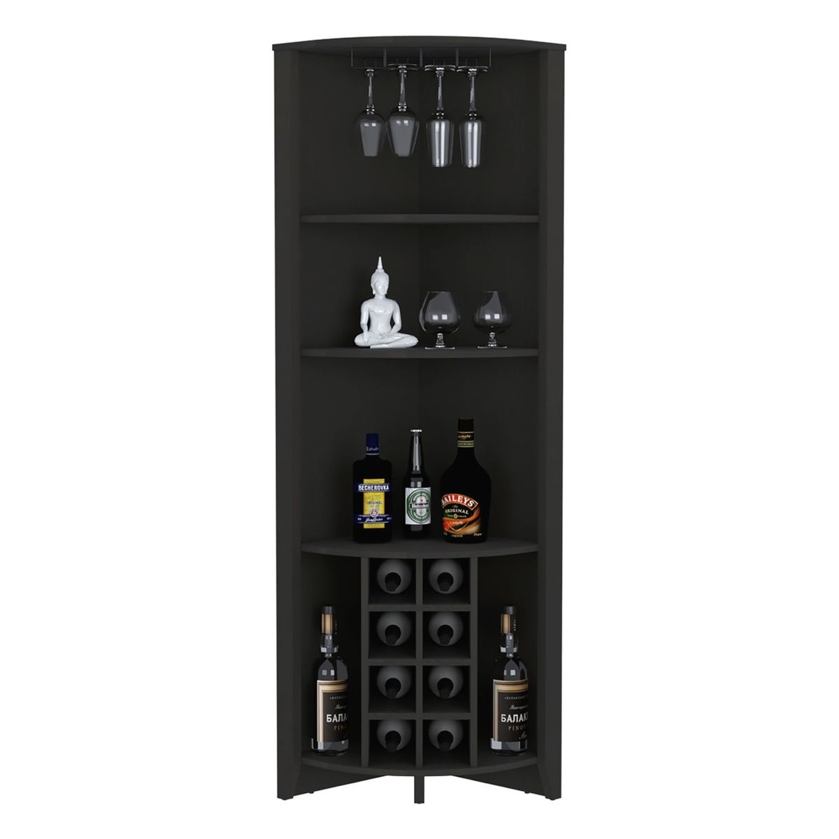 TUHOME - Bar Esquinero Essential Wengue