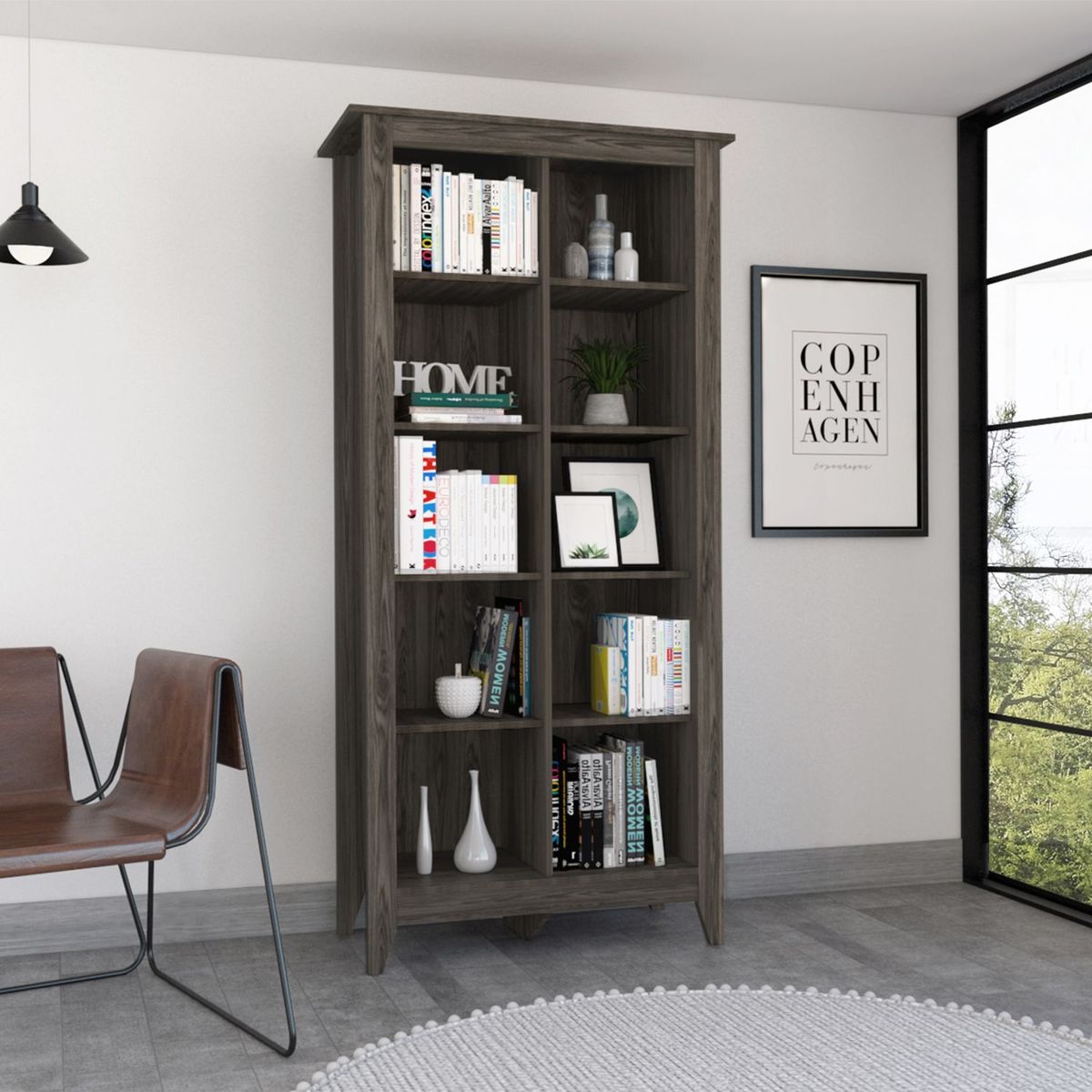 TUHOME - Librero Essential Coñac