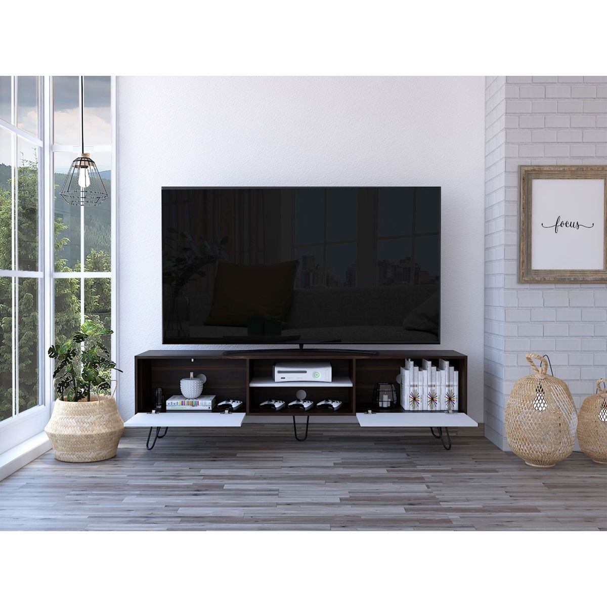 TUHOME - Mesa de Tv 80' Vassel