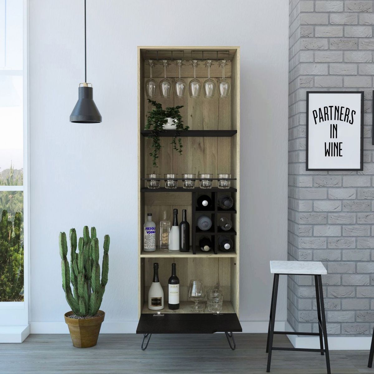 TUHOME - Bar Alto Audra Duna Wengue