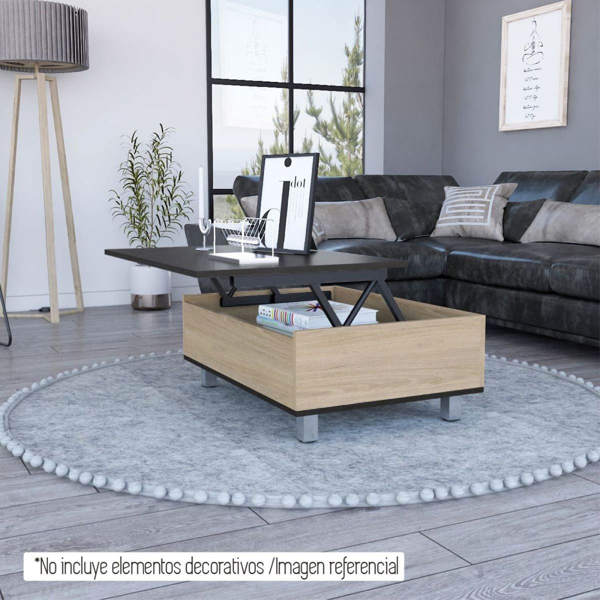 TUHOME - Mesa Func 5-G2 Cenizawengue