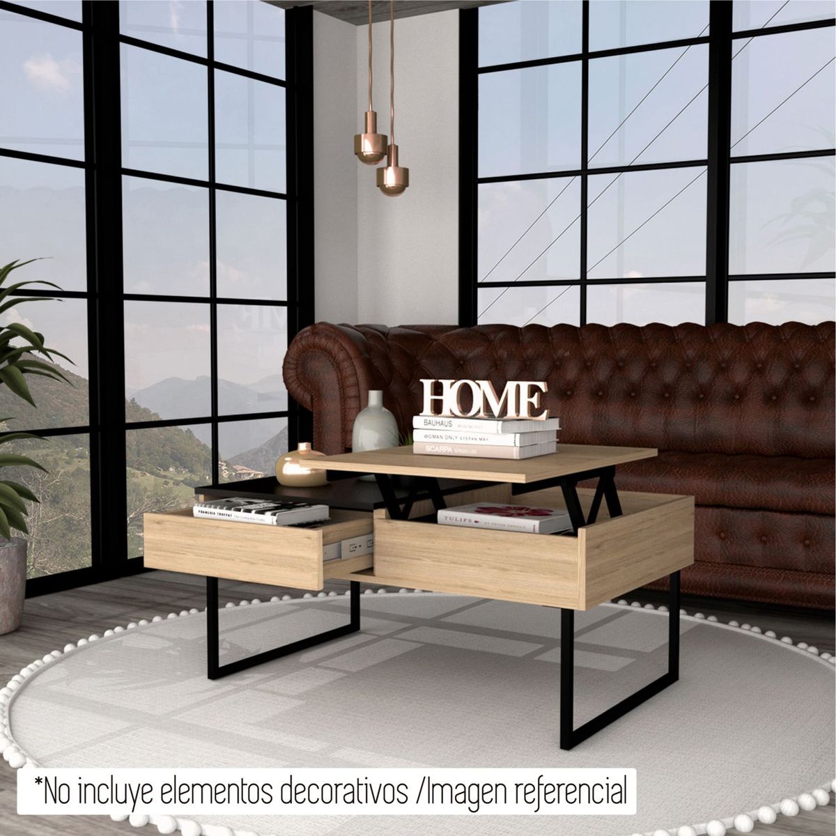 TUHOME - Mesa Centro Funcion 5-g3 Ce We