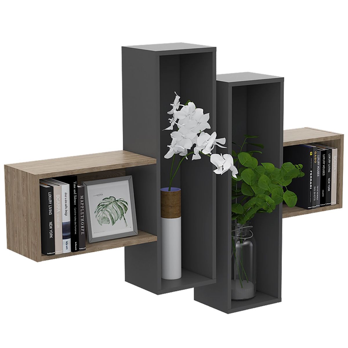 TUHOME - Repisa Wall 2A Mielplomo