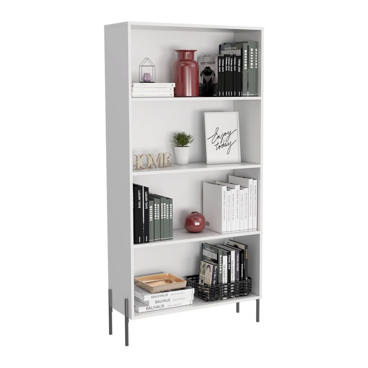 TUHOME - Librero White Collection  Blanco