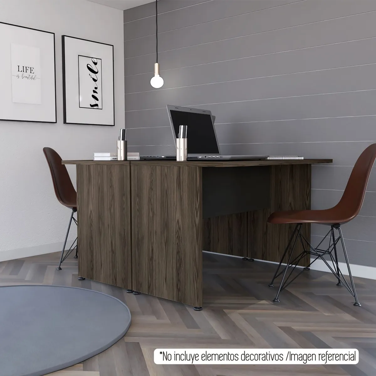 TUHOME - Mesa Escr Doble Homeoffice M-120