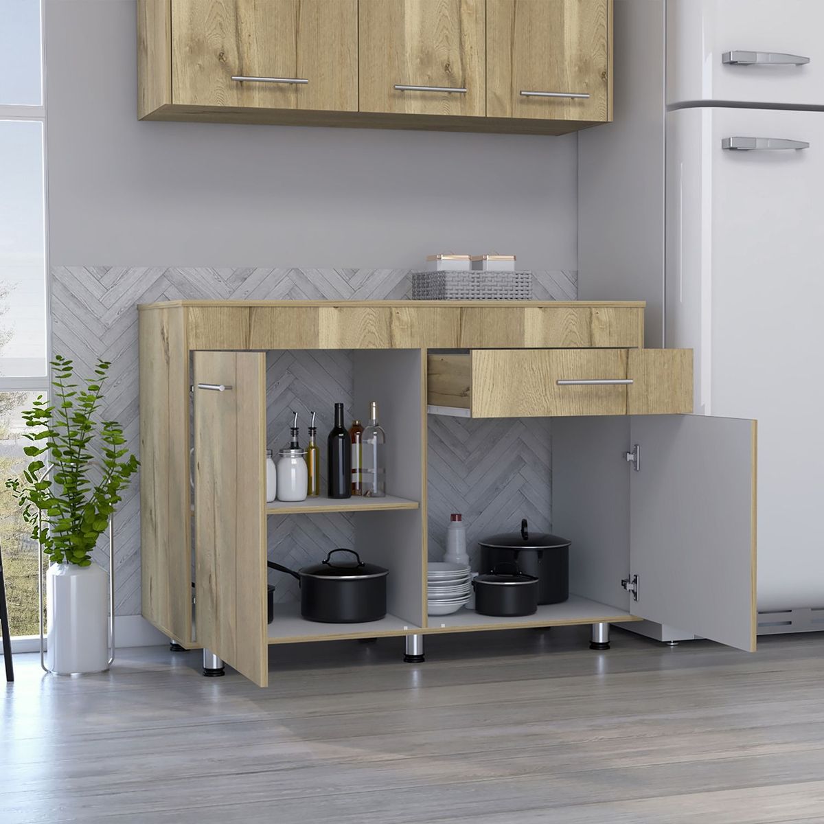 TUHOME - Mod Inf Kitc-120  Orion Ctop Me