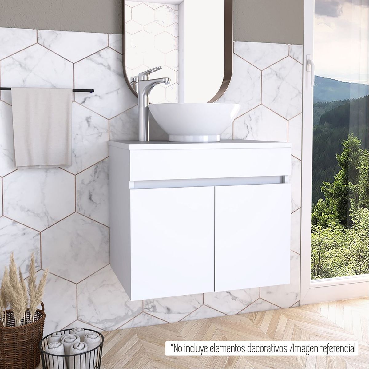 TUHOME - Mueble Baño Aereo Manchester Bl