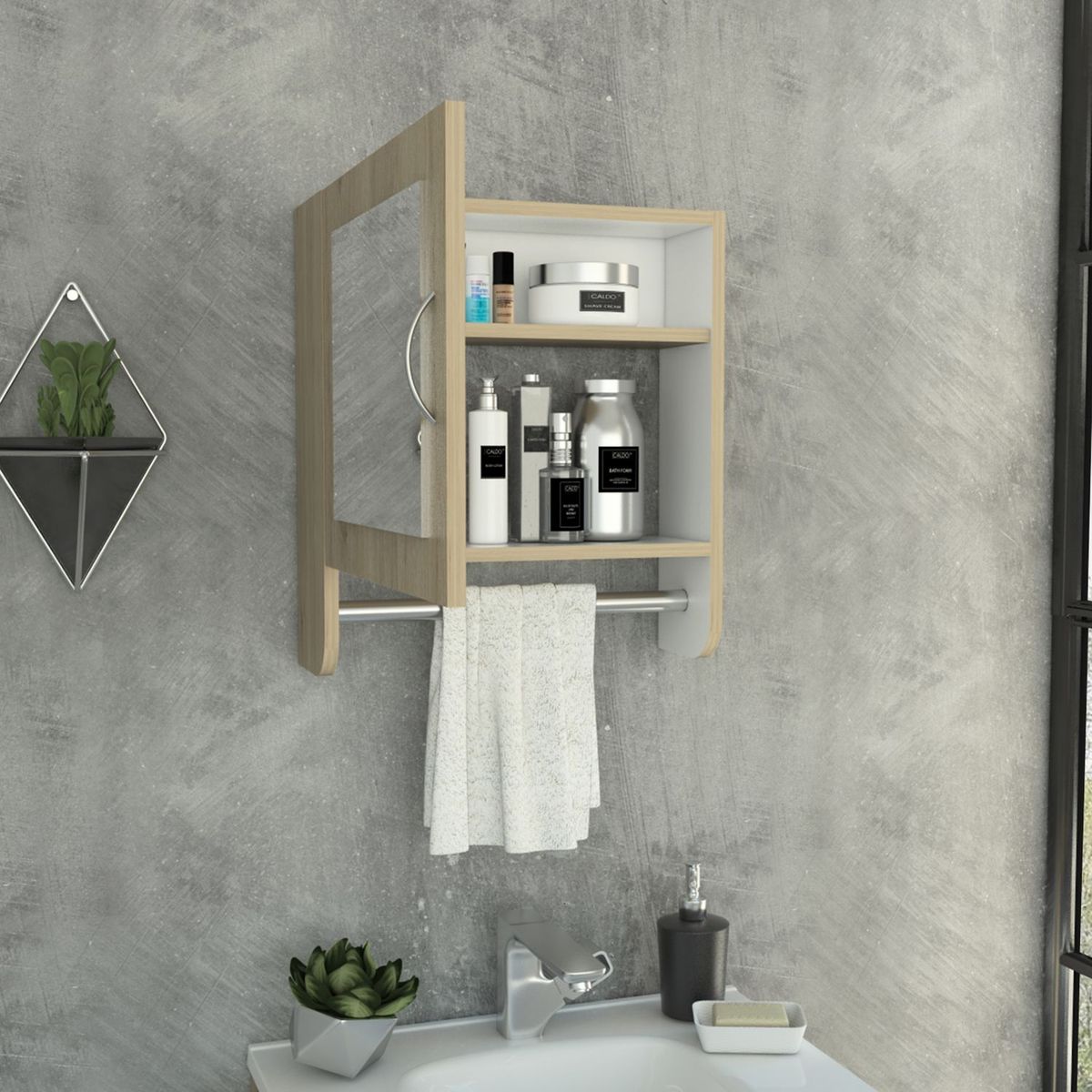 TUHOME - Botiquin Bath-300 Rovereblanco