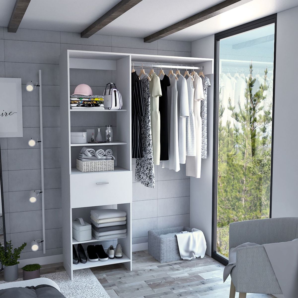 TUHOME - Closet Manchester 150 Cm