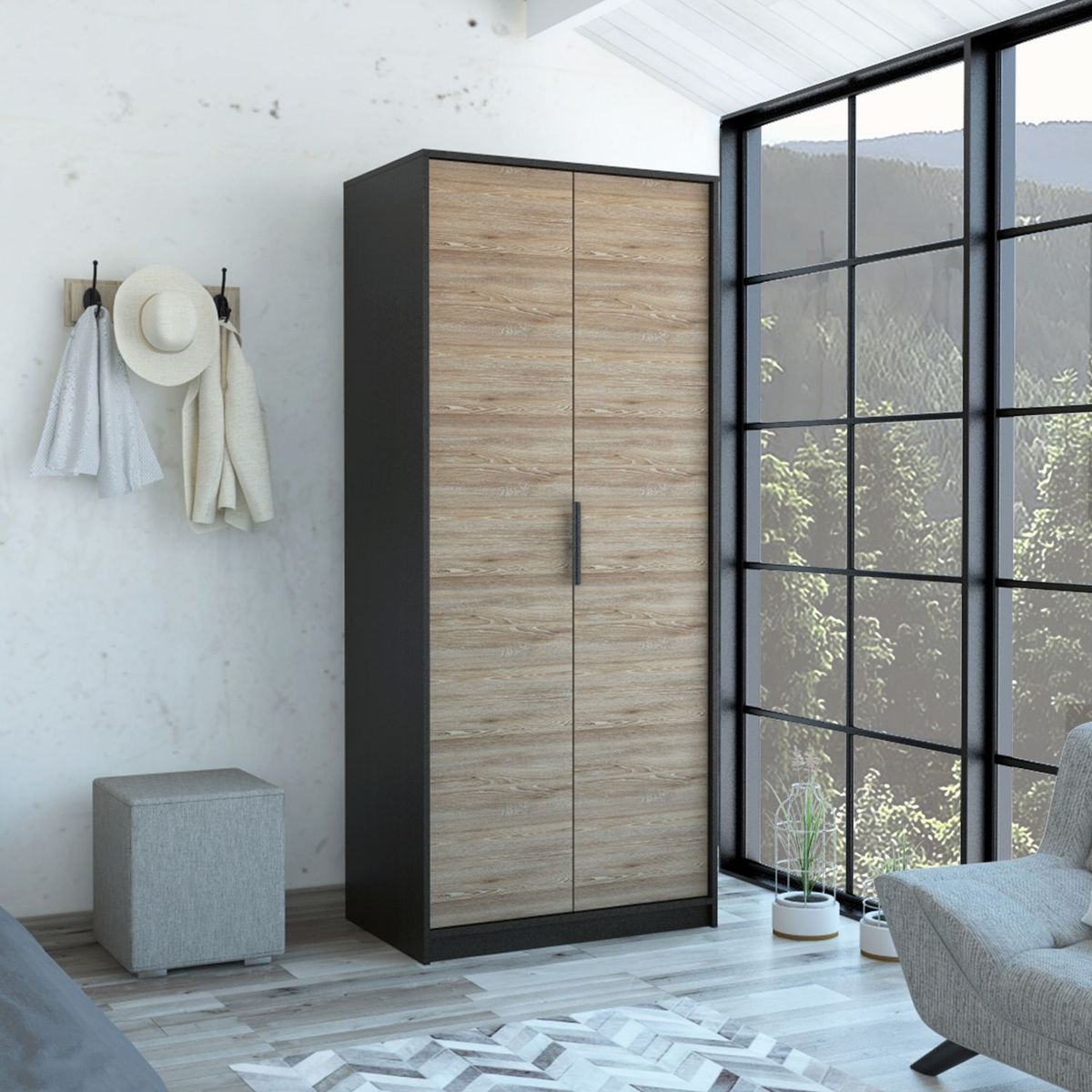 TUHOME - Closet 2 Puertas Kaia