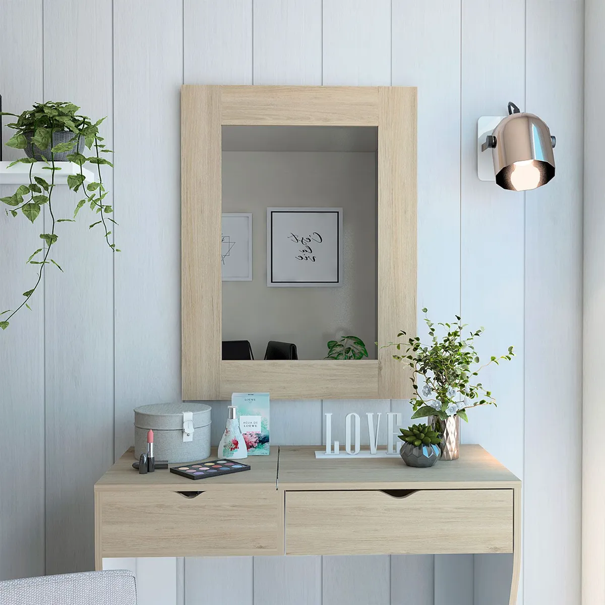 TUHOME - Espejo Perla Rover Bl