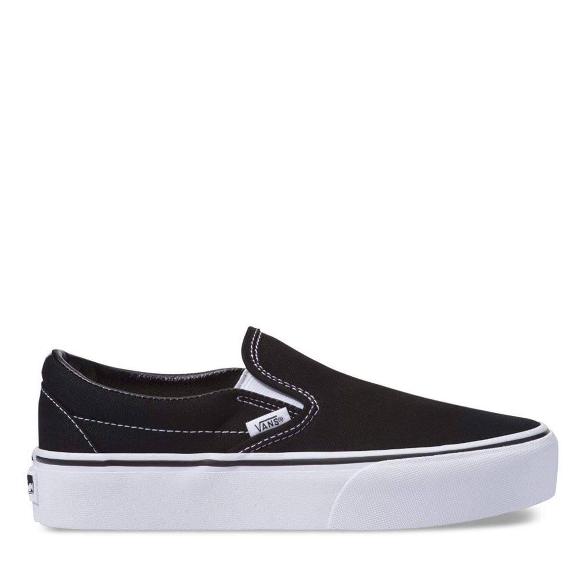 VANS - Zapatillas urbanas Mujer Vans VN00018EBLK Clas Slip Plat